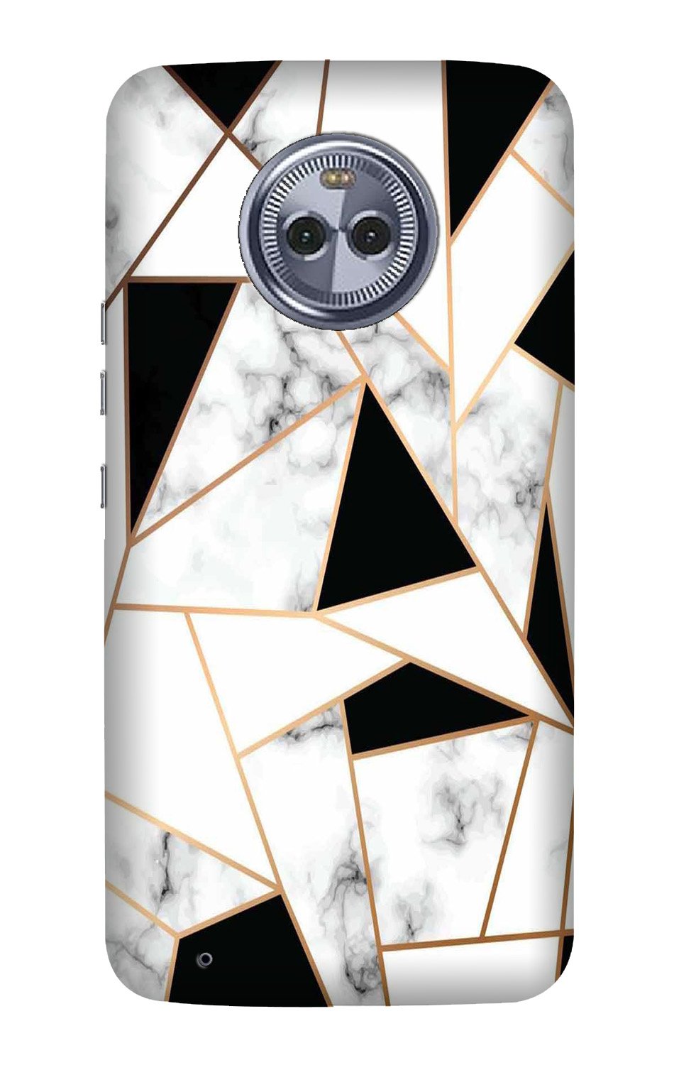 Marble Texture Mobile Back Case for Moto X4 (Design - 322)