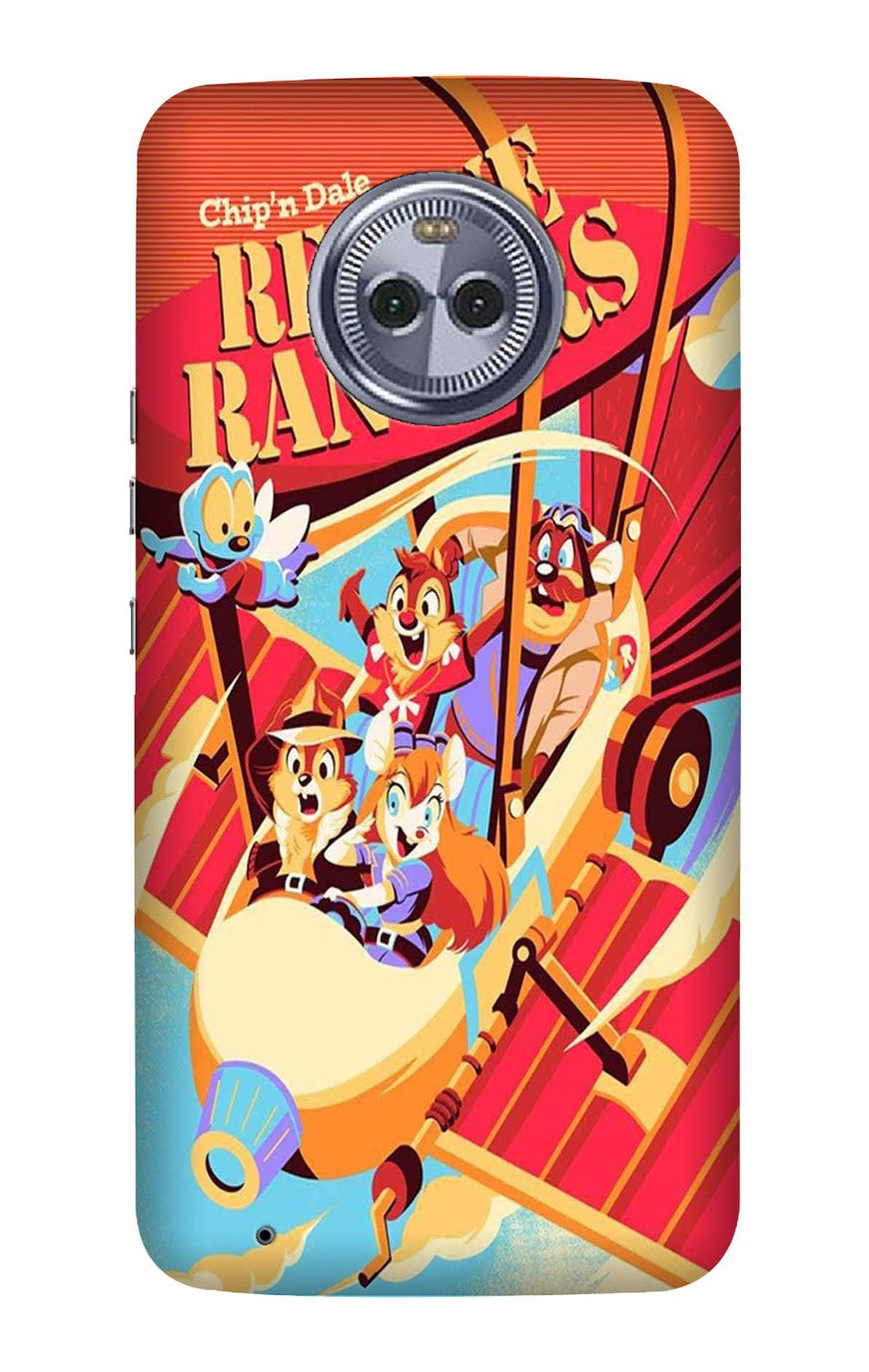 Rescue Rangers Mobile Back Case for Moto X4 (Design - 341)