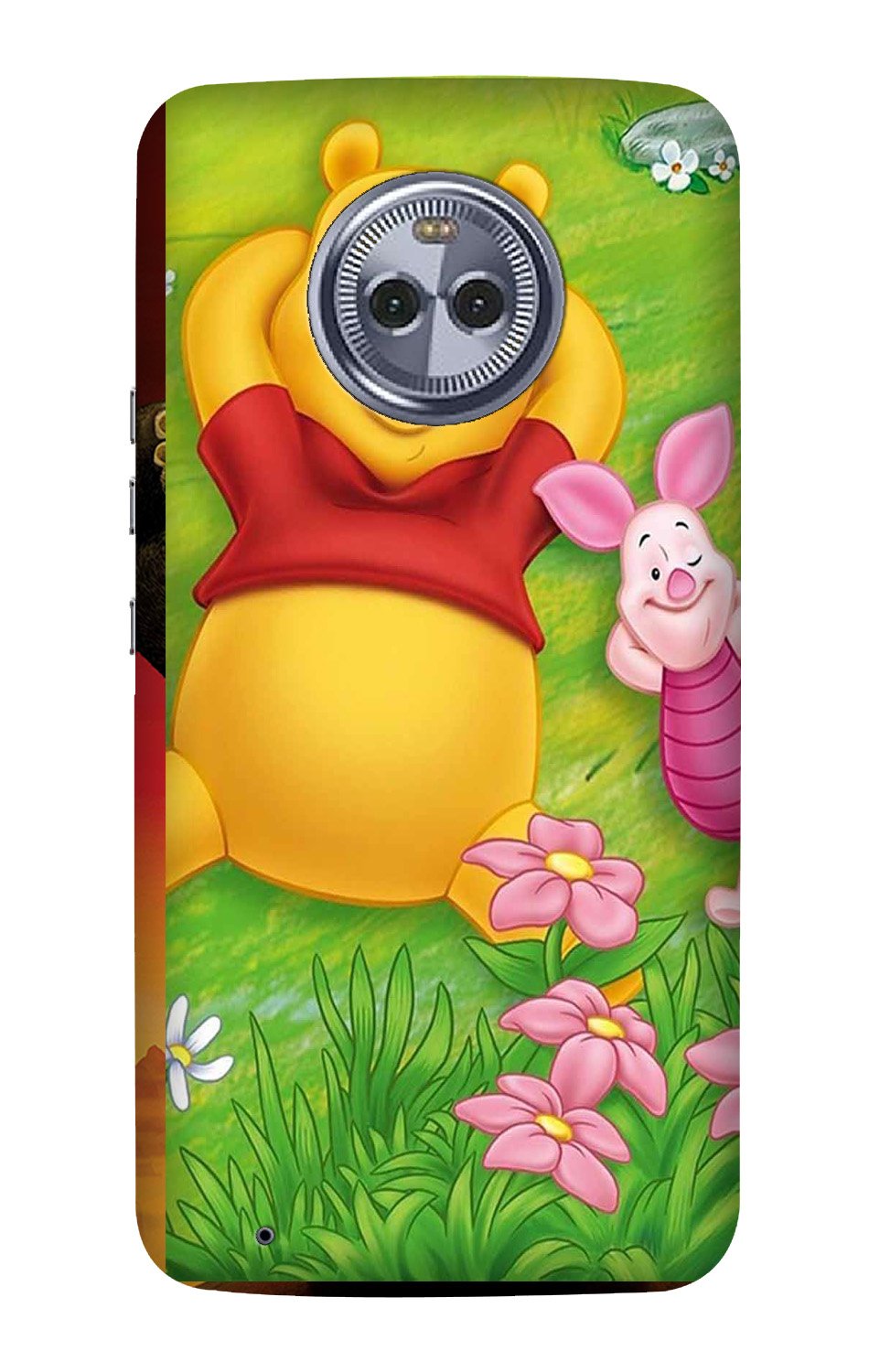 Winnie The Pooh Mobile Back Case for Moto G6 Play (Design - 348)
