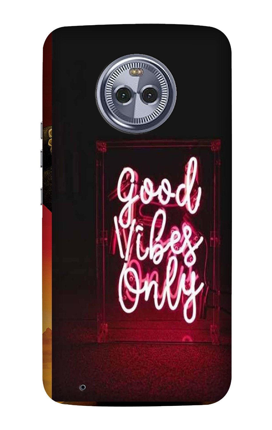 Good Vibes Only Mobile Back Case for Moto G6 Play (Design - 354)