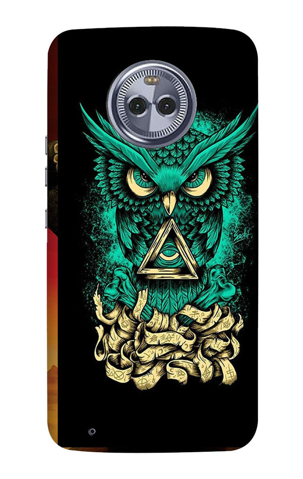 Owl Mobile Back Case for Moto X4 (Design - 358)