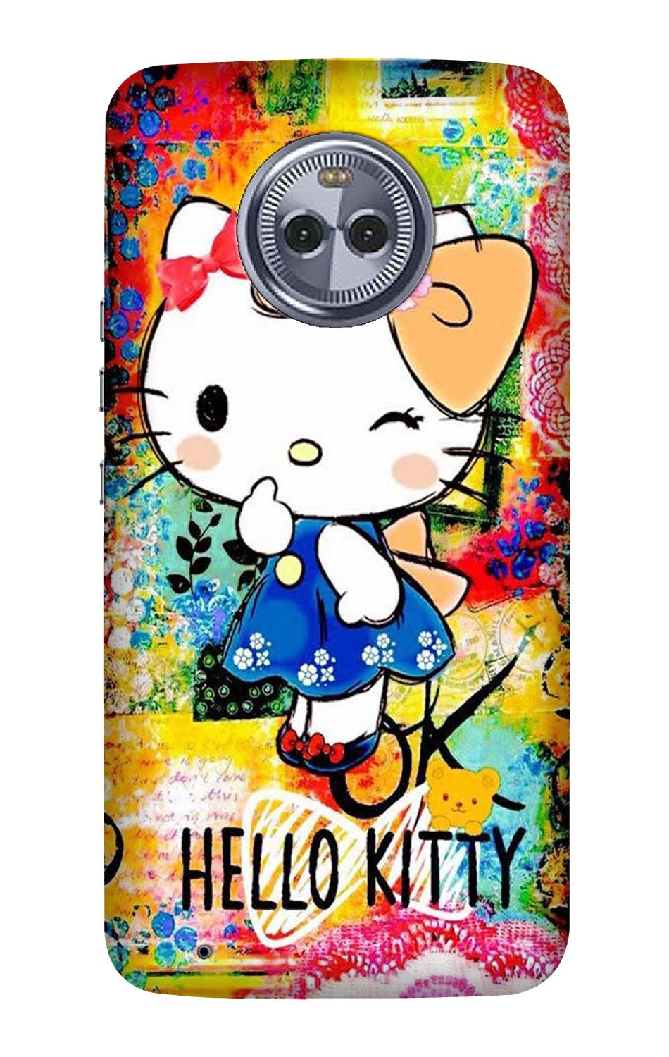 Hello Kitty Mobile Back Case for Moto G6 Play (Design - 362)