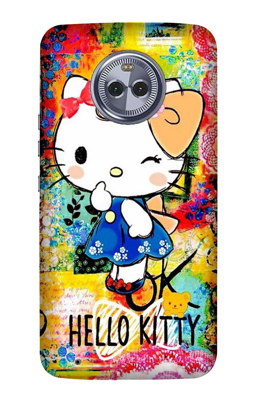 Hello Kitty Mobile Back Case for Moto X4 (Design - 362)