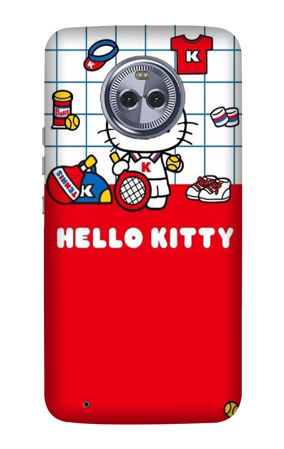 Hello Kitty Mobile Back Case for Moto G6 (Design - 363)