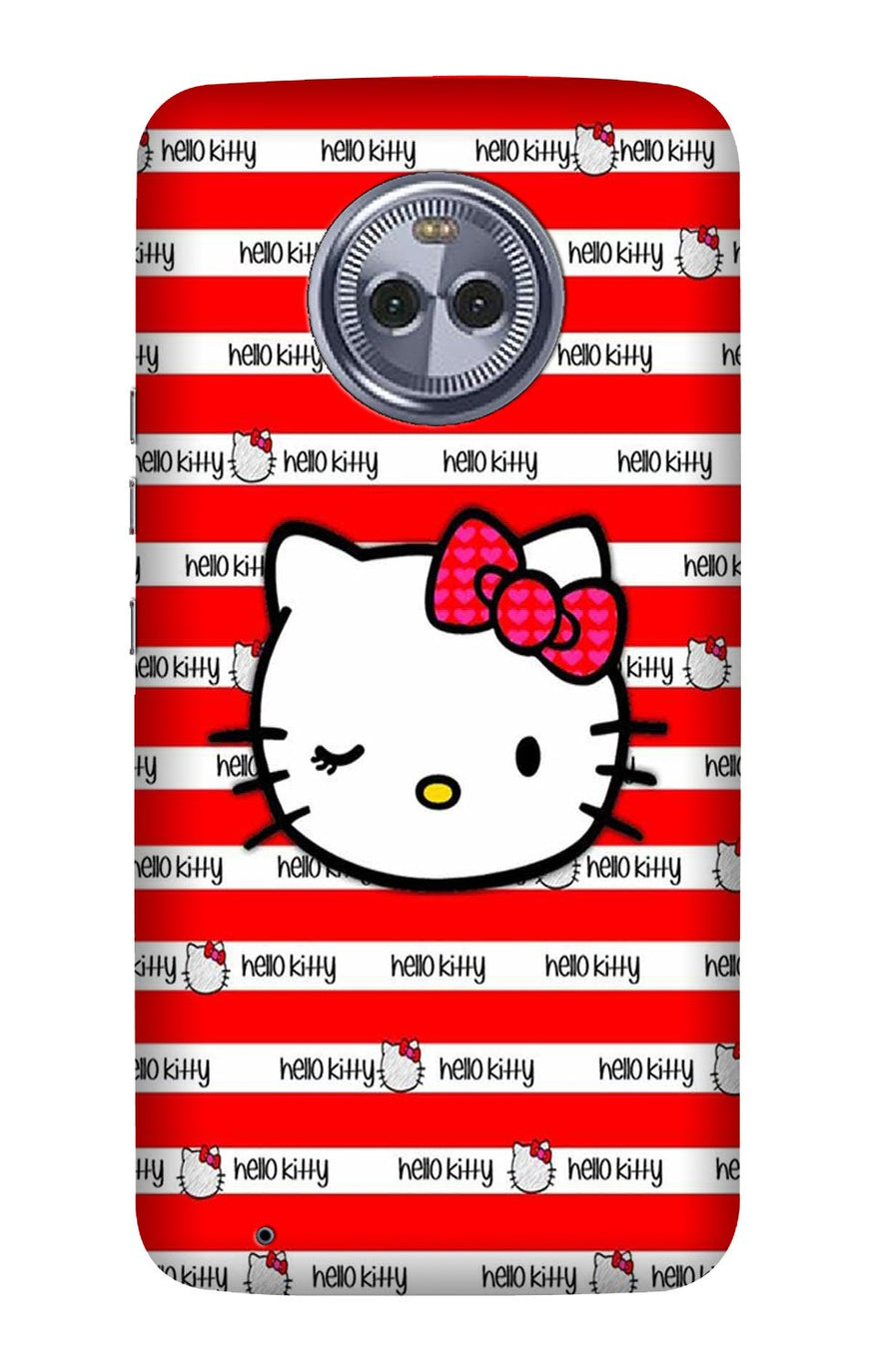 Hello Kitty Mobile Back Case for Moto X4 (Design - 364)
