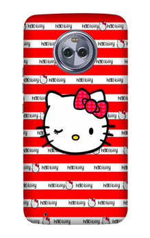 Hello Kitty Mobile Back Case for Moto G6 (Design - 364)
