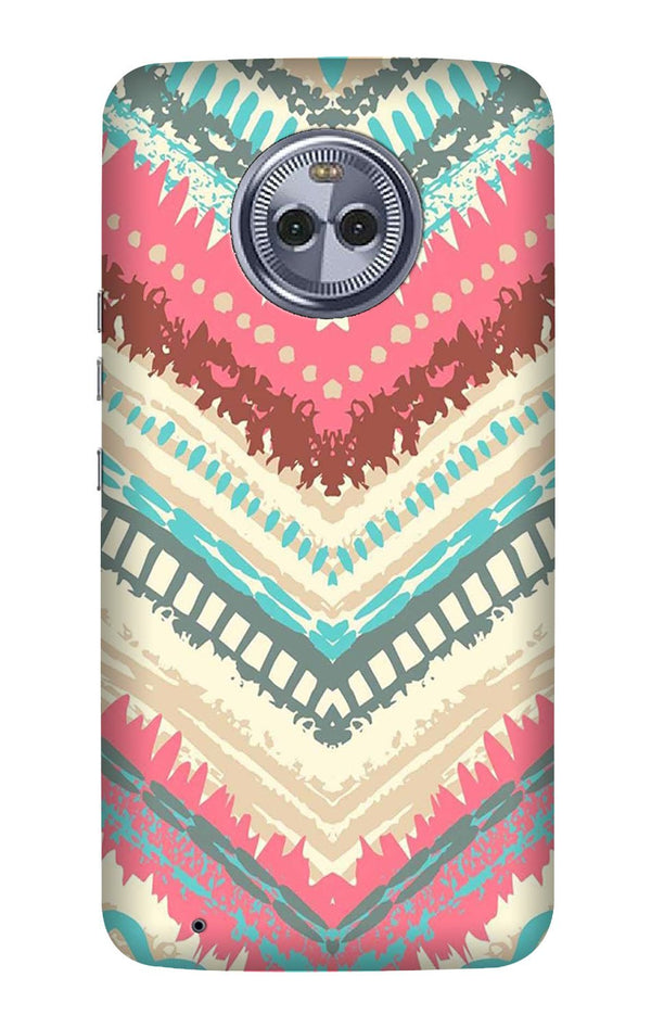 Pattern Mobile Back Case for Moto X4 (Design - 368)