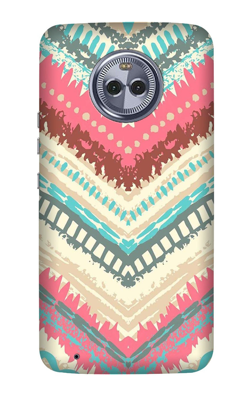 Pattern Mobile Back Case for Moto X4 (Design - 368)