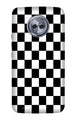 Black White Boxes Mobile Back Case for Moto X4 (Design - 372)