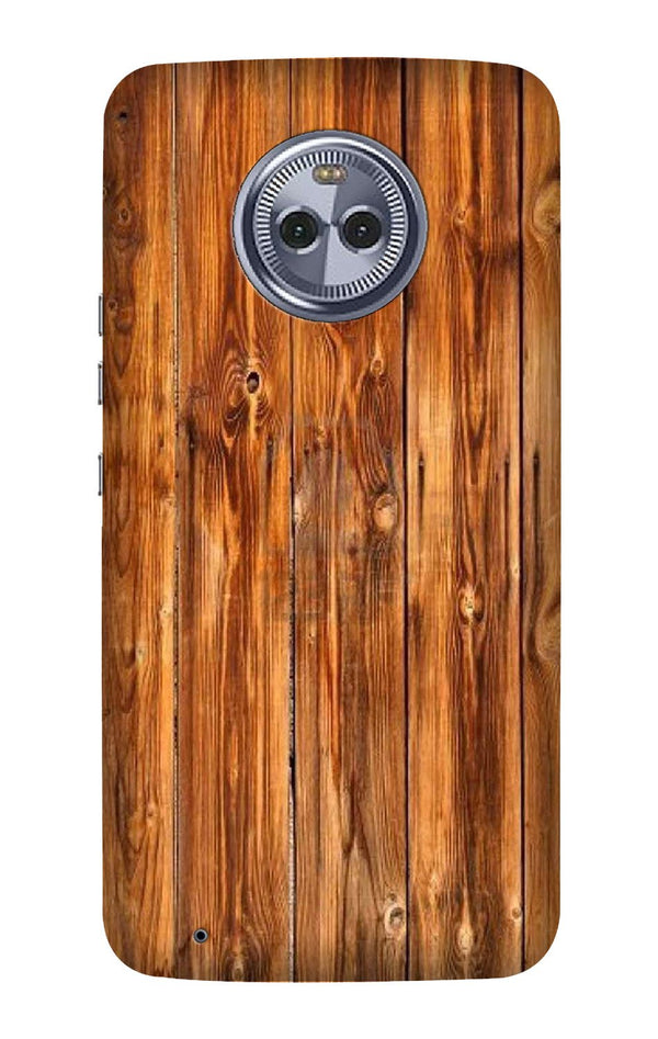 Wooden Texture Mobile Back Case for Moto X4 (Design - 376)