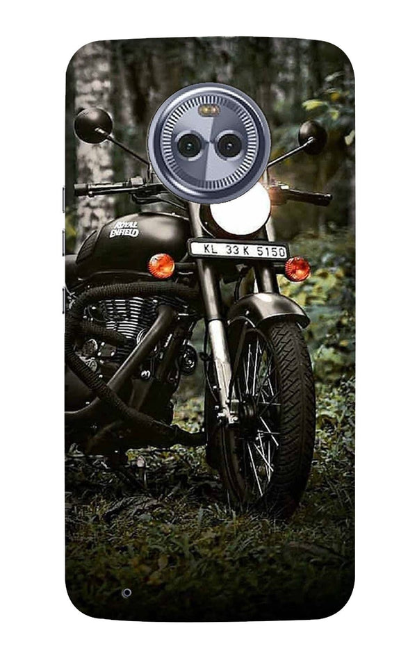 Royal Enfield Mobile Back Case for Moto X4 (Design - 384)