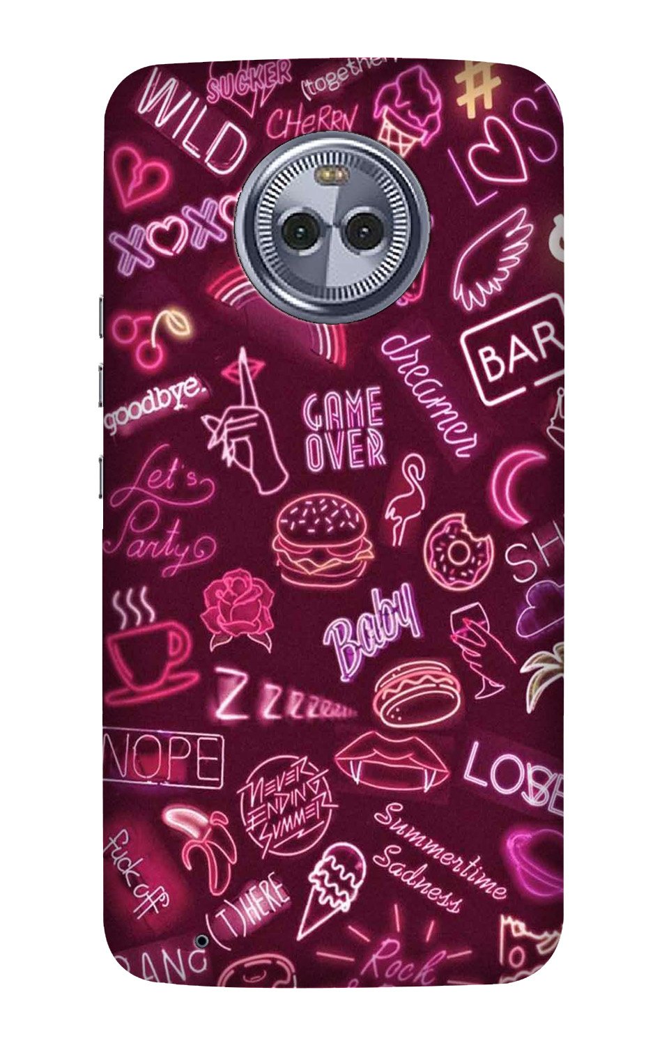 Party Theme Mobile Back Case for Moto G6 (Design - 392)