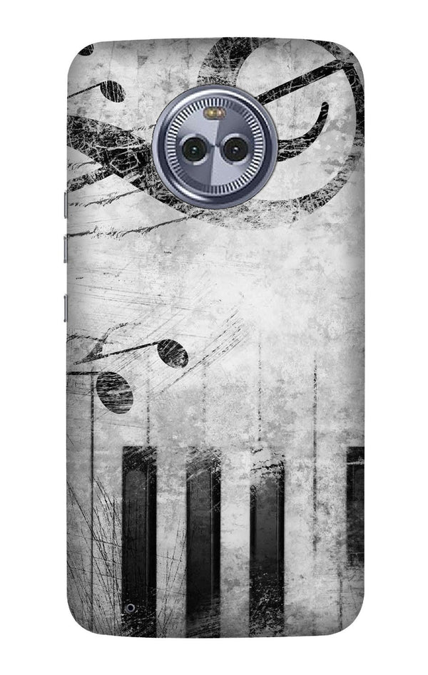 Music Mobile Back Case for Moto X4 (Design - 394)