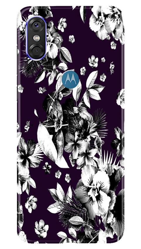 white flowers Case for Moto One