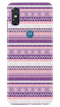 Zigzag line pattern3 Case for Moto One