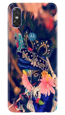 Lord Krishna Mobile Back Case for Moto P30 Play (Design - 16)