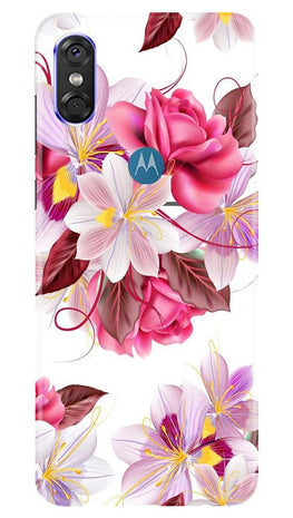 Beautiful flowers Case for Moto One