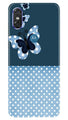 White dots Butterfly Case for Moto One