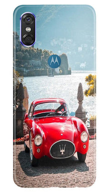 Vintage Car Mobile Back Case for Moto One (Design - 51)