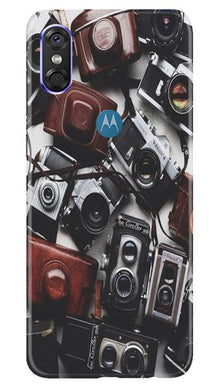 Cameras Mobile Back Case for Moto One (Design - 57)