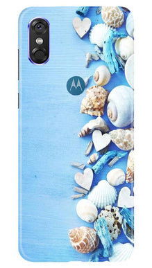 Sea Shells2 Mobile Back Case for Moto P30 Play (Design - 64)