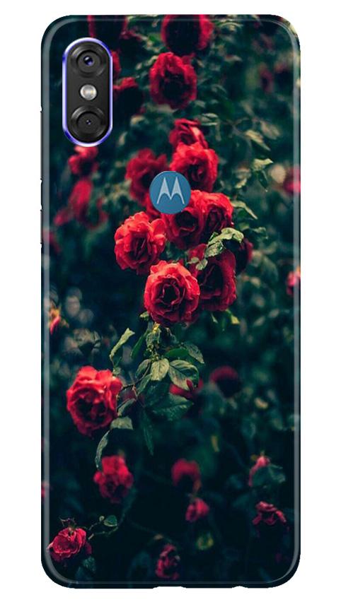 Red Rose Case for Moto One
