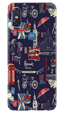 Love London Mobile Back Case for Moto One (Design - 75)