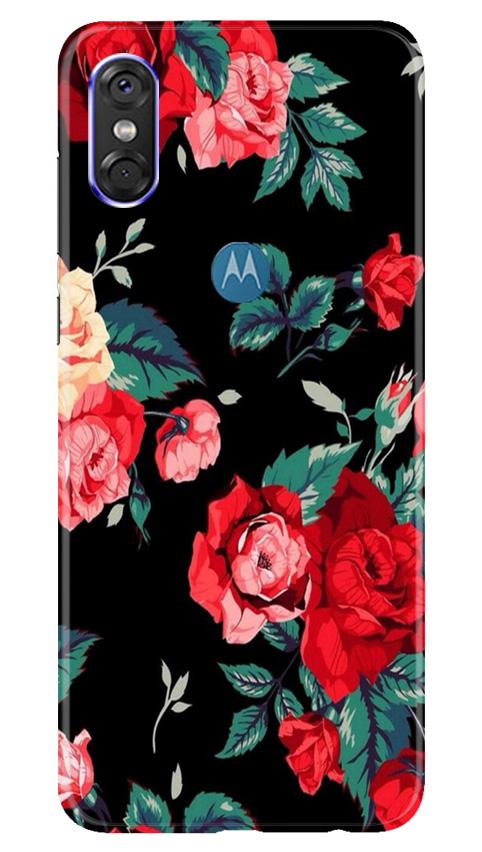 Red Rose2 Case for Moto One