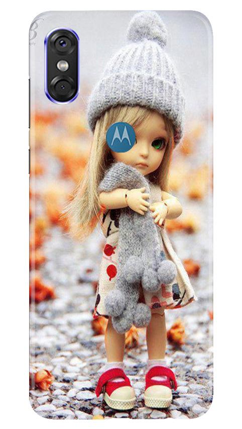 Cute Doll Case for Moto One