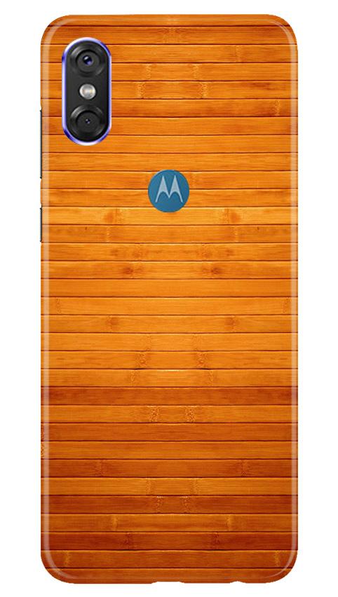 Wooden Look Case for Moto One  (Design - 111)