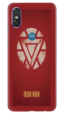 Iron Man Superhero Mobile Back Case for Moto One  (Design - 115)