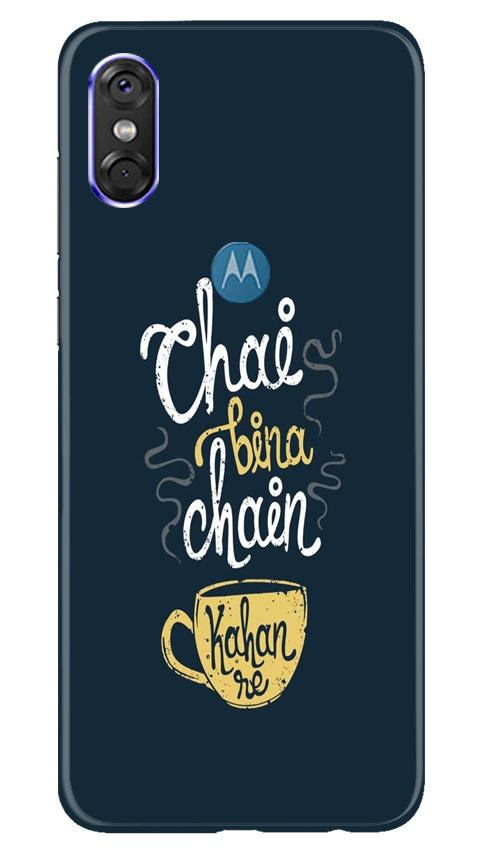 Chai Bina Chain Kahan Case for Moto One  (Design - 144)
