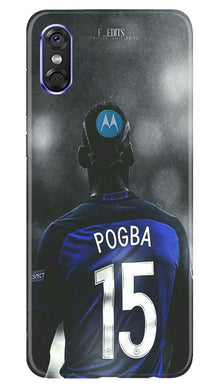 Pogba Mobile Back Case for Moto P30 Play  (Design - 159)