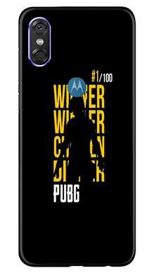 Pubg Winner Winner Mobile Back Case for Moto P30 Play  (Design - 177)