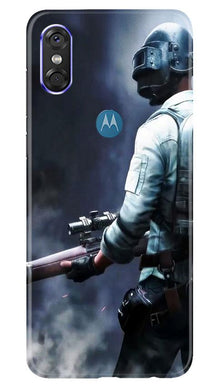 Pubg Mobile Back Case for Moto One  (Design - 179)
