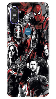 Avengers Mobile Back Case for Moto P30 Play (Design - 190)