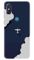Clouds Plane Case for Moto One (Design - 196)