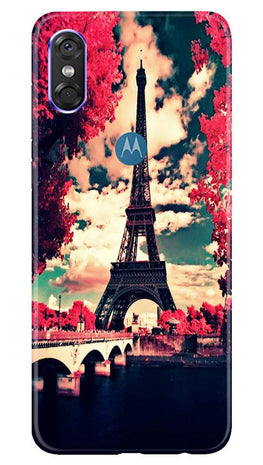 Eiffel Tower Case for Moto One (Design No. 212)