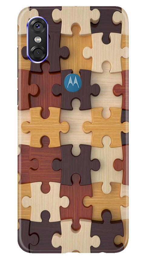 Puzzle Pattern Case for Moto One (Design No. 217)