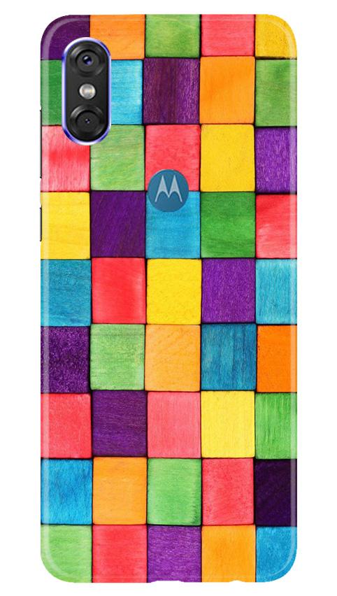 Colorful Square Case for Moto One (Design No. 218)