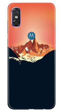 Mountains Mobile Back Case for Moto One (Design - 227)