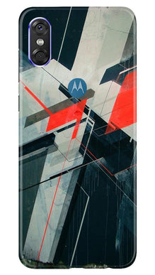 Modern Art Mobile Back Case for Moto P30 Play (Design - 231)