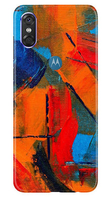 Modern Art Mobile Back Case for Moto P30 Play (Design - 237)