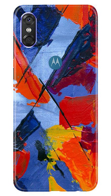 Modern Art Mobile Back Case for Moto P30 Play (Design - 240)
