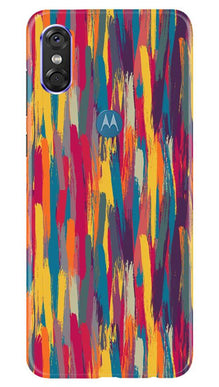 Modern Art Mobile Back Case for Moto P30 Play (Design - 242)