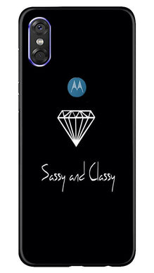 Sassy and Classy Mobile Back Case for Moto One (Design - 264)