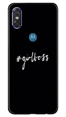 #GirlBoss Mobile Back Case for Moto One (Design - 266)