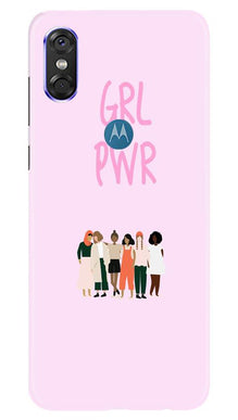 Girl Power Mobile Back Case for Moto P30 Play (Design - 267)