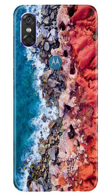 Sea Shore Mobile Back Case for Moto P30 Play (Design - 273)