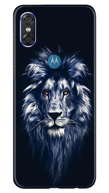 Lion Mobile Back Case for Moto P30 Play (Design - 281)